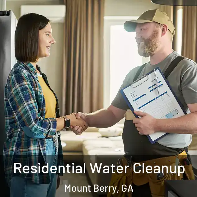 Residential Water Cleanup Mount Berry, GA